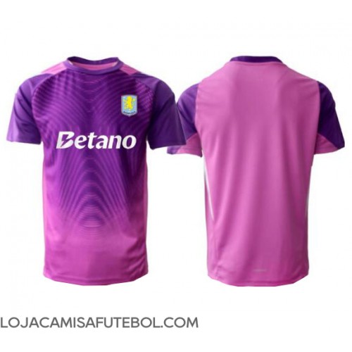 Camisa de Futebol Aston Villa Goleiro Equipamento Alternativo 2025-26 Manga Curta